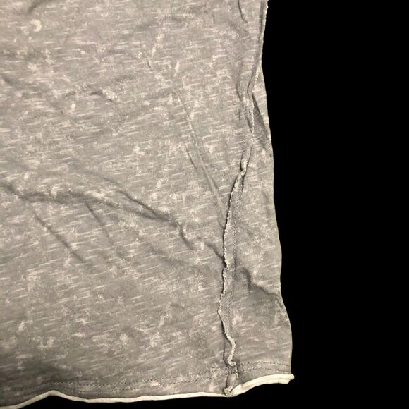 Zara Boys Flip Sequin Skull T-Shirt w/Exposed Seams Heather Grey; SZ 11/12 - Picture 5 of 7